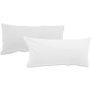Bettwäsche Kissenbezug - Basic Serie 15 x 40 weiss uni