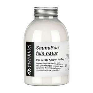 PURELIA Sauna Salz - Peelingsalz natur, fein 600g